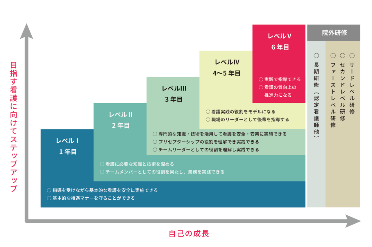 ステップアップ教育プログラムの説明図